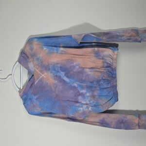 Tie-Dye Hooded Women's Top